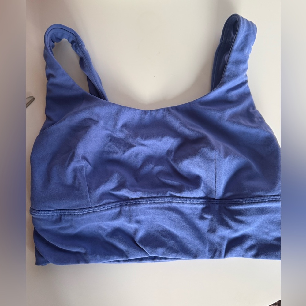 Lululemon Women's Blue Scoop Sports Bra